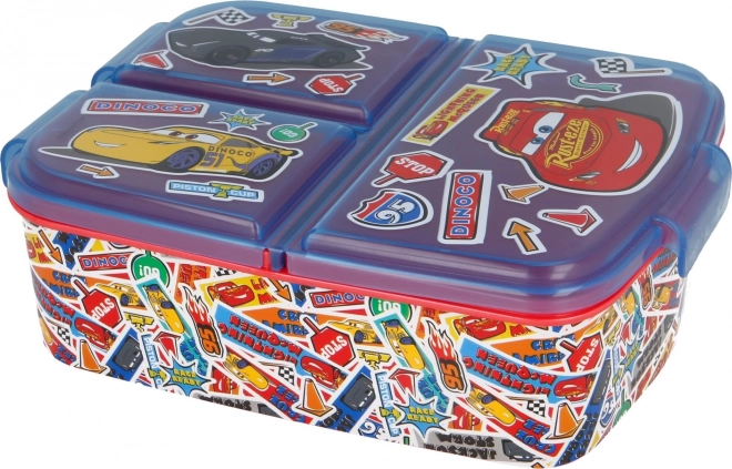 Multi box per la merenda con adesivi Cars