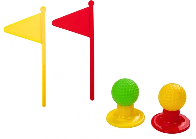 Set Mini Golf con Carrello e Mazze