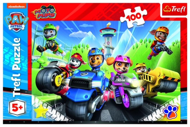 Puzzle 100 pezzi - Paw Patrol in moto