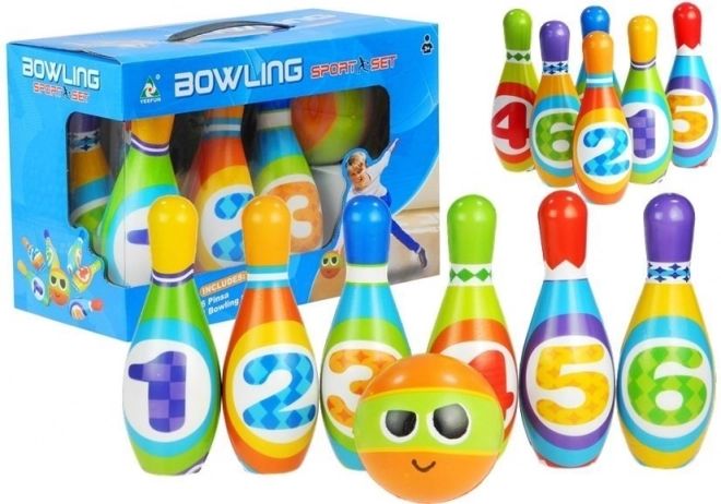 Bowling con Numeri per Bambini in Schiuma