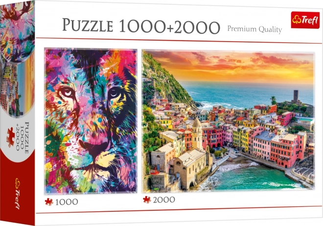 Puzzle Lev 1000 pezzi e Italia 2000 pezzi