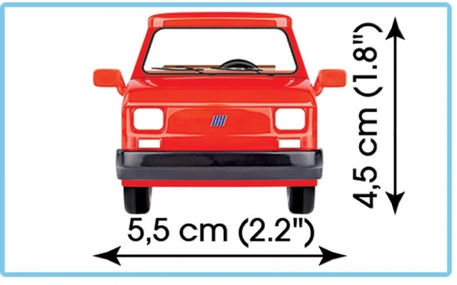 Collezione Youngtimer Fiat 126p Elegant in Mattoncini