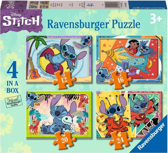 Puzzle Ravensburger Lilo e Stitch 4 in 1