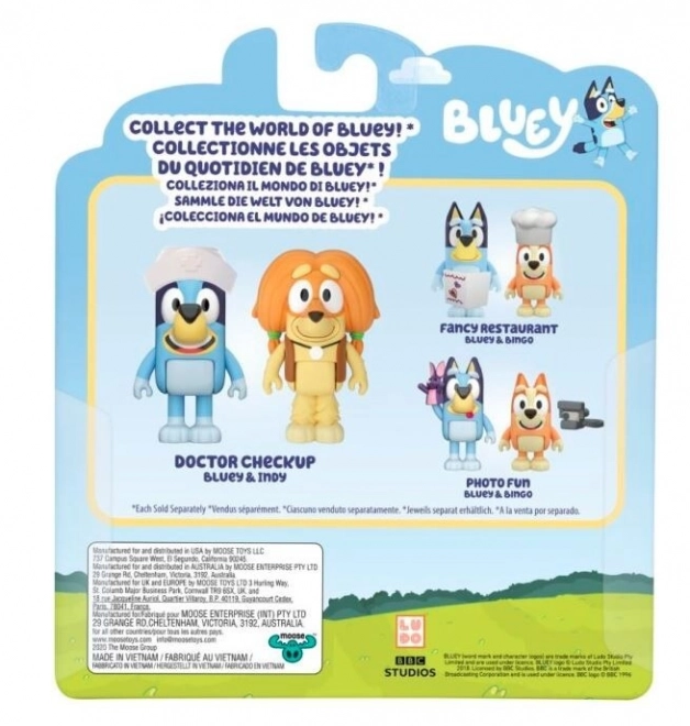 Set di figurine Bluey Visita dal Dottore