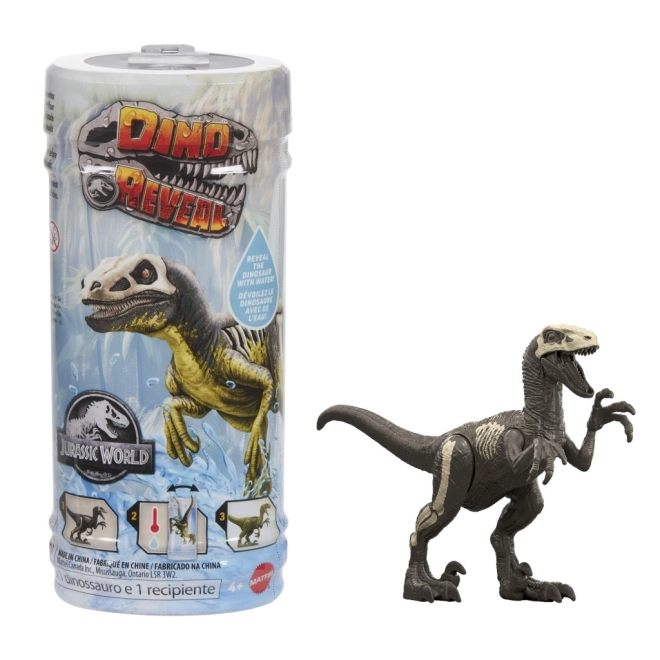 Mondo giurassico dinosauro con sorpresa