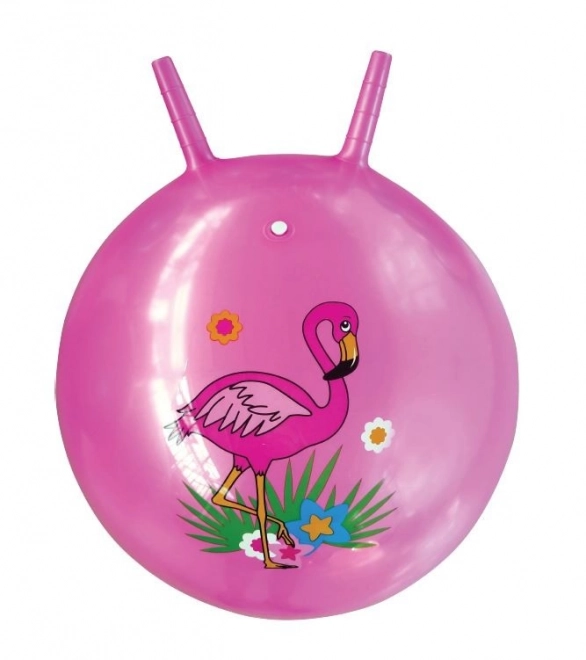 Pallone da salto con maniglie Flamingo 45 cm