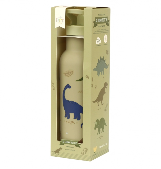 A Little Lovely Company Bottiglia in acciaio inox 500 ml – Dinosauri