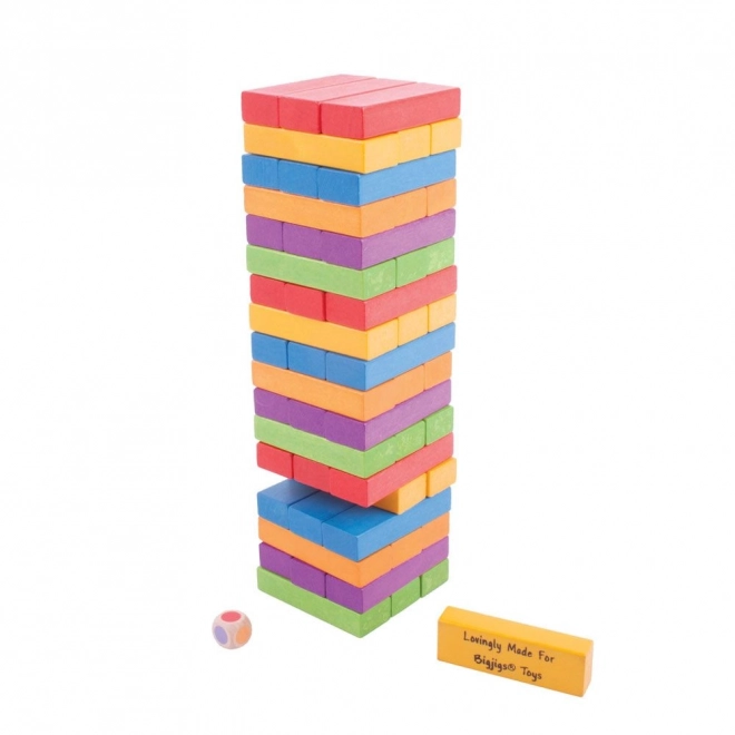 Bigjigs Toys Torre Colorata Jenga