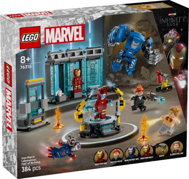 LEGO Marvel Iron Man e il suo laboratorio