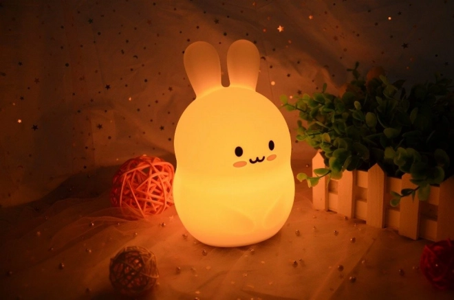 Lampada da notte in silicone a forma di gufo