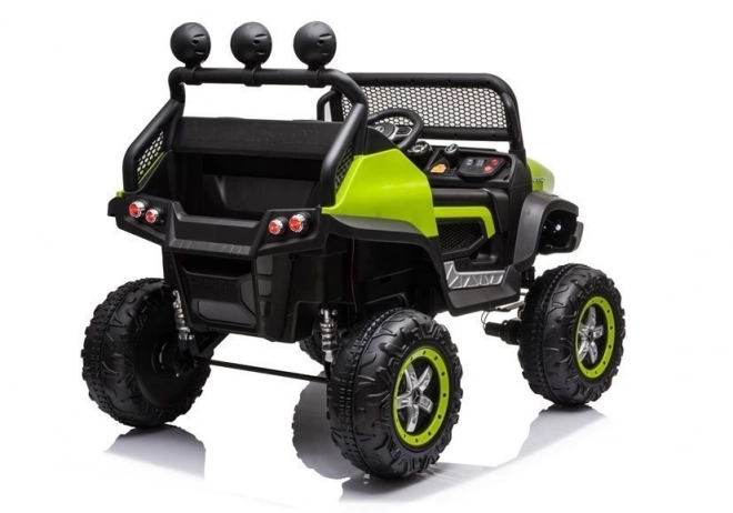 Auto elettrico a batteria Mercedes Unimog S rosso – Verde