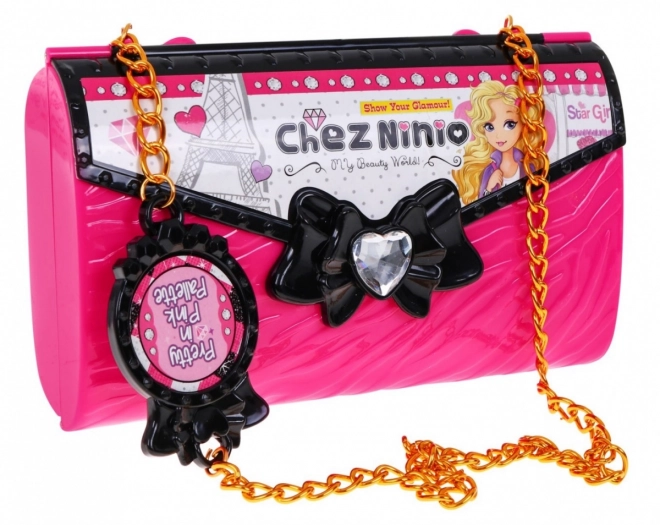 Set per Trucco Borsa Rosa per Bambini 5+ con Cosmetici Colorati e Accessori