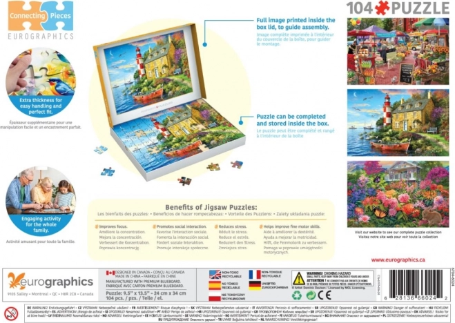 Puzzle Casetta al Faro 104 pezzi