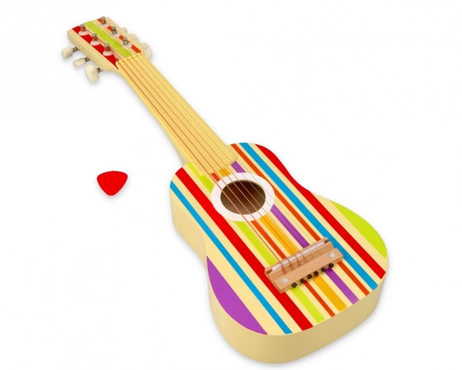 Chitarra Arcobaleno in Legno a 6 Corde