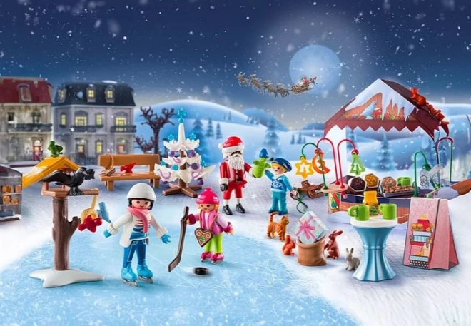 Calendario dell'Avvento PLAYMOBIL: Mercatino di Natale