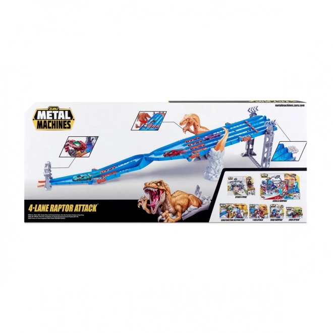 Zuru Metal Machines pista da corsa attacco Raptor
