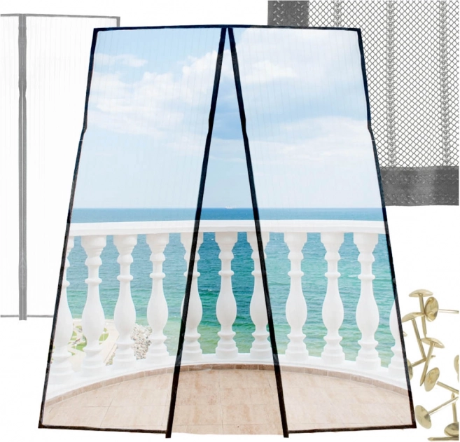 Zanzariera Magnetica Per Porte LUARO 110x220 cm