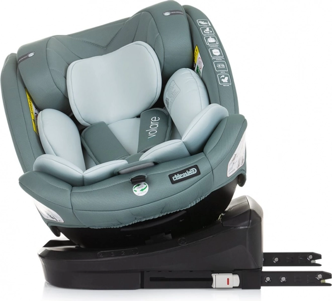 Seggiolino Auto Chipolino Volare i-Size Verde Pastello 40-150 cm Isofix 360°