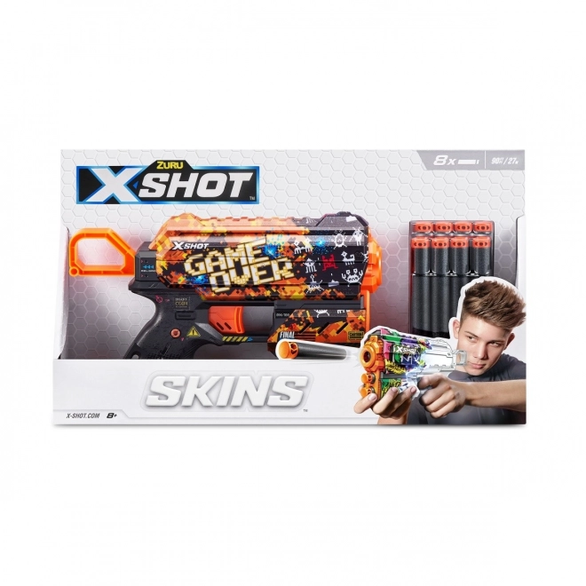 Lanciatore Skins Flux X-Shot ZURU (8 Dardi)