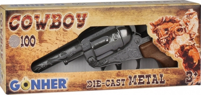 Revolver da cowboy in metallo Gonher