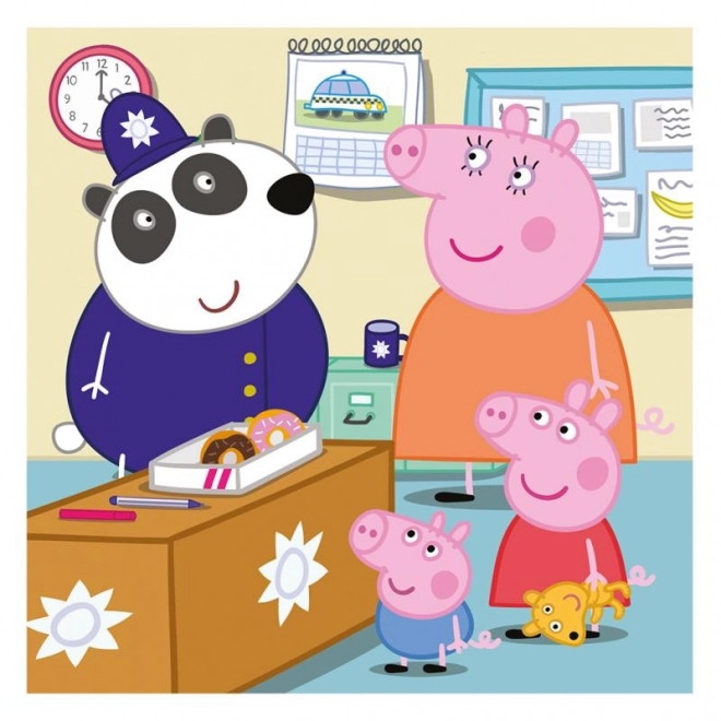 Puzzle Peppa Pig 3x55 pezzi