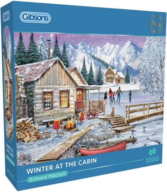 Puzzle Gibsons inverno al rifugio 1000 pezzi