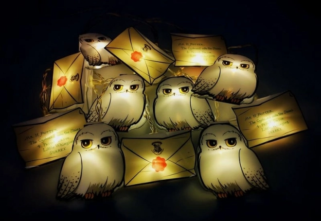 Catena luminosa con Hedwig di Harry Potter