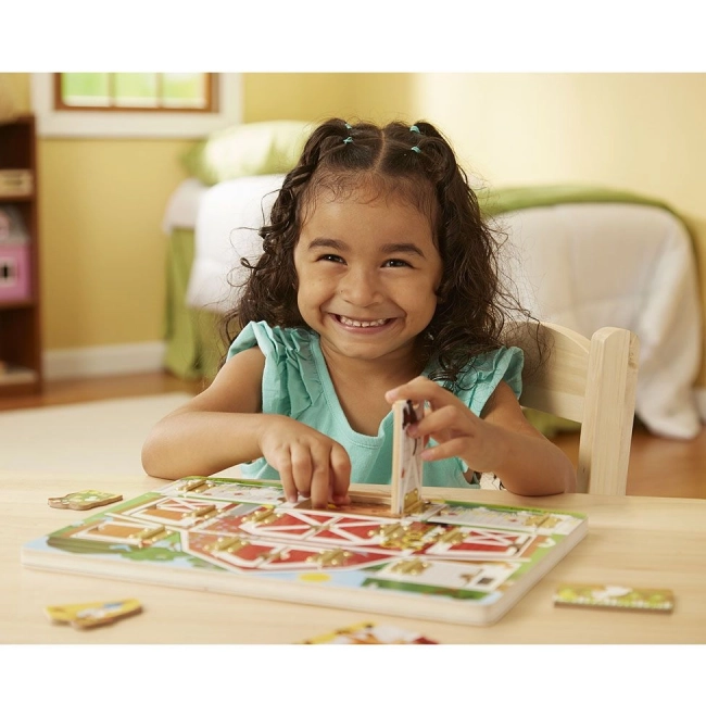 Melissa and Doug - Puzzle Apri e Chiudi Fattoria