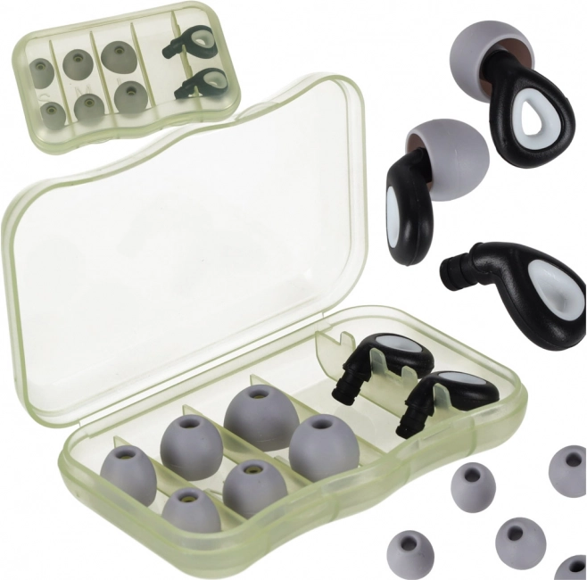Tappi auricolari in silicone con riduzione del rumore, set 3 misure