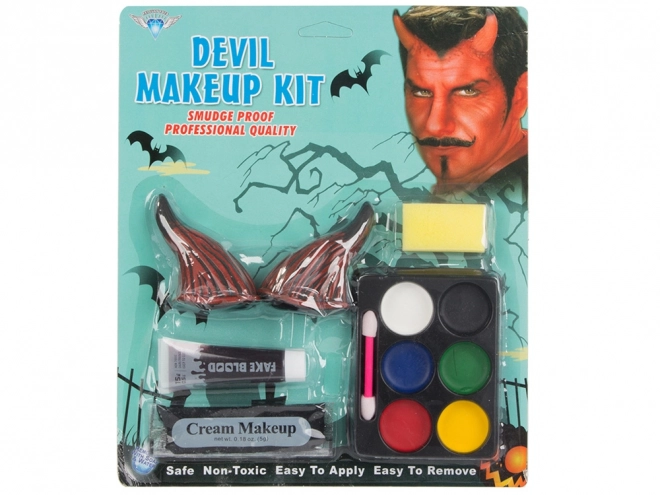 Set trucco diavolo Halloween