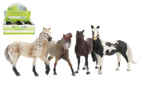 Cavallo di plastica 15 cm in 4 colori