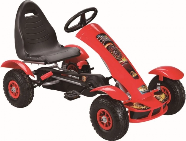 Gokart a pedali rosso