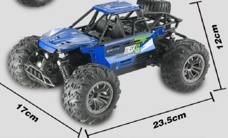 Auto RC Buggy Terreno Blu 22cm