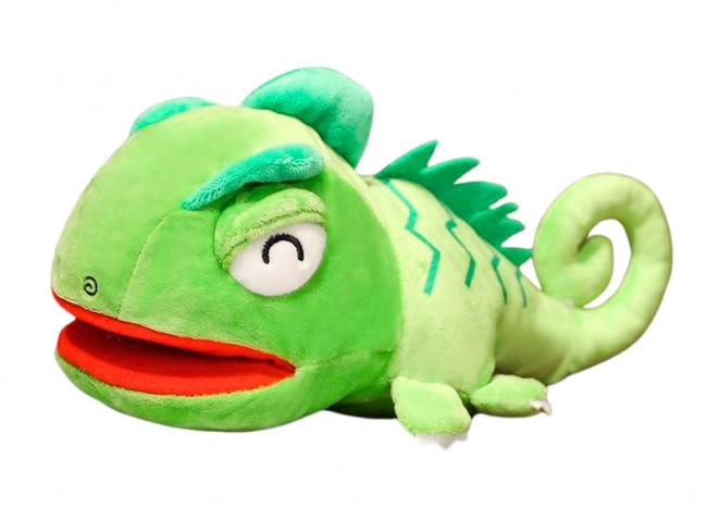 Pupazzo di peluche Drago Verde Burattino