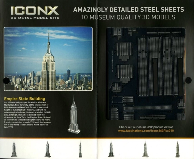 Puzzle 3D Metal Earth Empire State Building