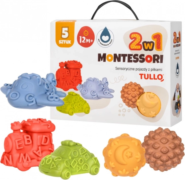 Veicoli sensoriali con palline 2 in 1 Tullo