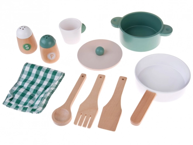 Grande frigorifero vintage da cucina in legno accessori per lavatrice ZA4833