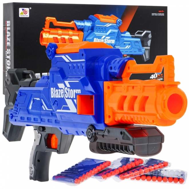 Fucile automato Blaze Storm per bambini 8+ con 40 dardi in schiuma