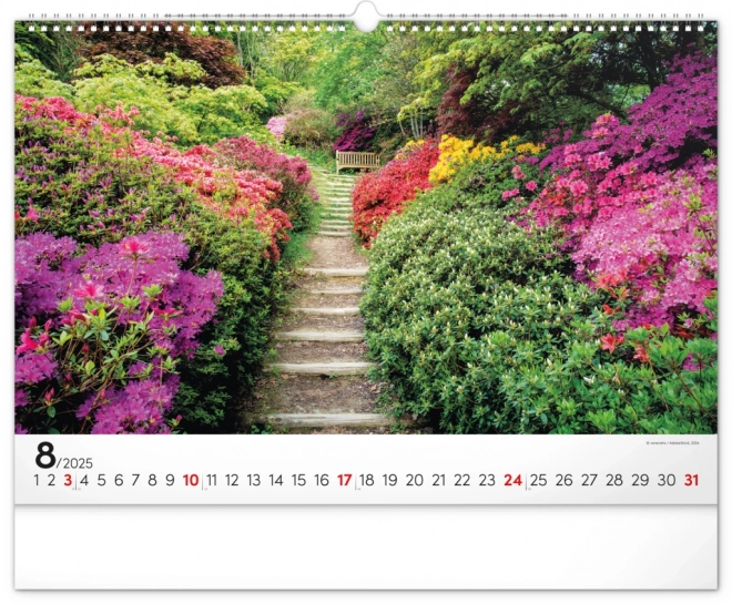 Calendario da parete Giardini 2025