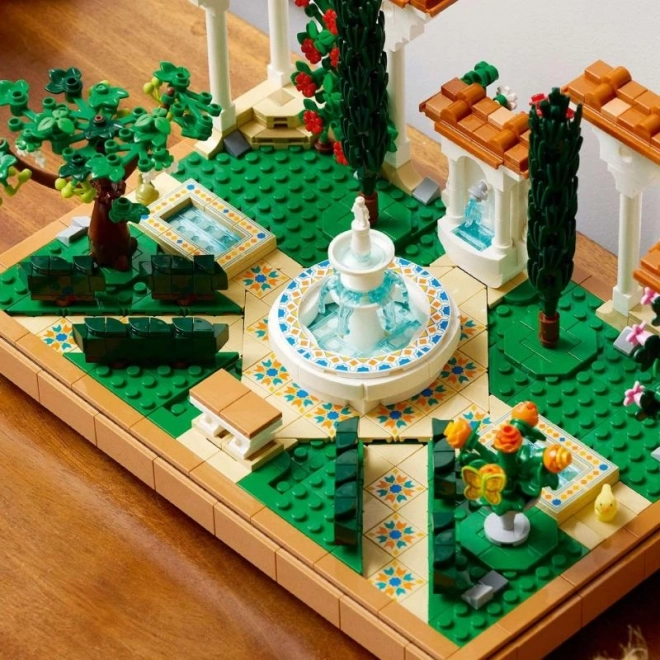 Fontana da giardino LEGO per adulti