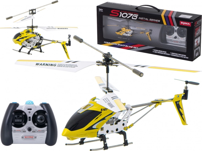 Elicottero telecomandato RC SYMA S107G blu – Giallo