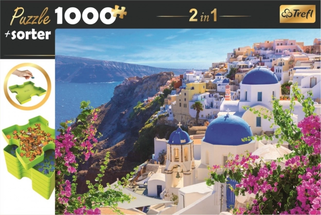 Puzzle e Organizer 2 in 1 Santorini