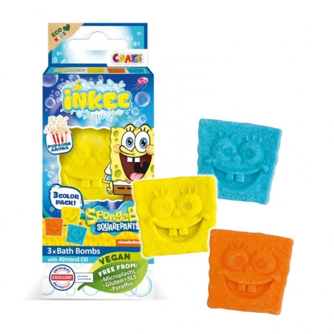 Mini Pack Bombe da Bagno Frizzanti - Sponge Bob