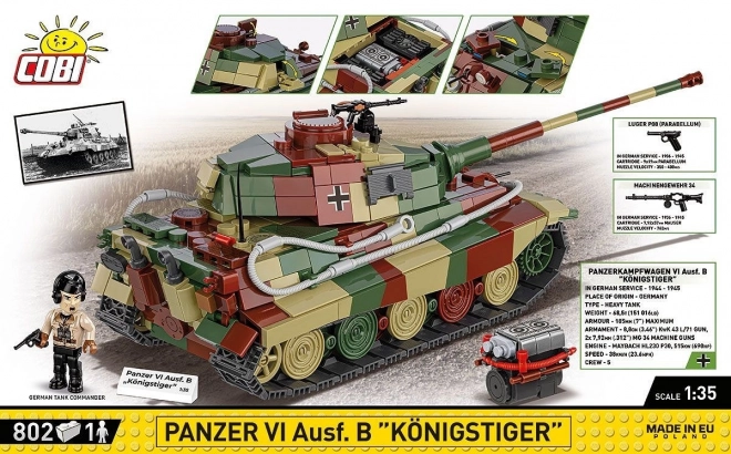 Carro armato Panzer VI Königstiger in scala