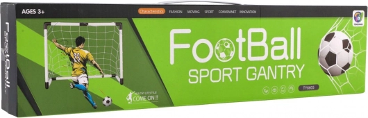 Porta da calcio per bambini con pallone e pompetta