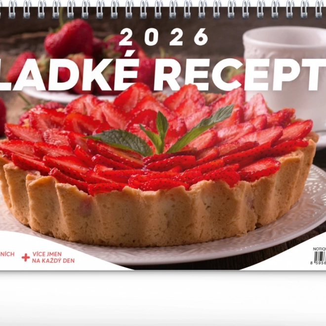Calendario da tavolo Ricette Dolci 2026