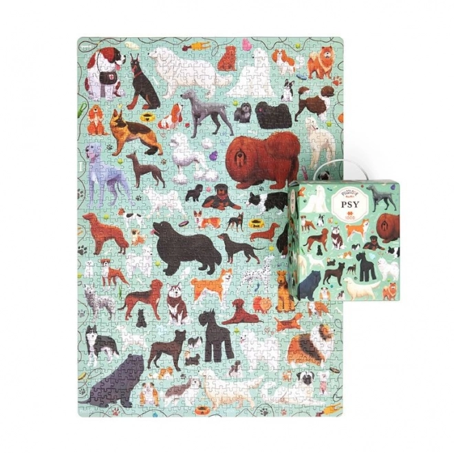 Puzzle Cani di Puzzlove 1000 Pezzi