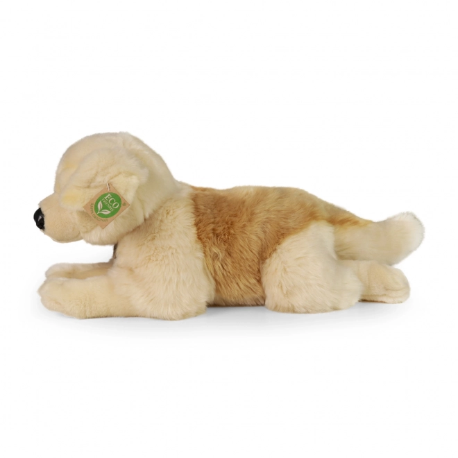 Peluche cane Golden Retriever sdraiato ecologico 39 cm