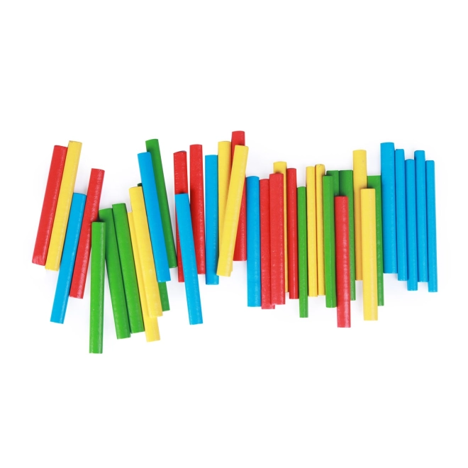 Bastoncini colorati per un apprendimento visivo