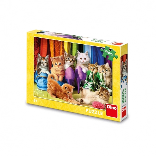 Puzzle gattini colorati XL 300 pezzi